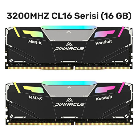 Timetec Pinnacle PKMD4U32C16CHB16G 16GB DDR4 3200Mhz 2Rx8 CL16 RGB Masaüstü Ram