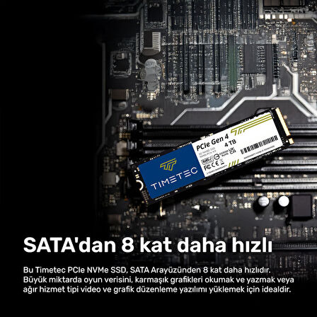 Timetec Elite MS40 4TB 5000/4700MB/s Gen4x4 22x80 M.2 NVMe SSD