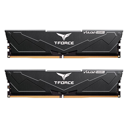 Team T-Force Vulcan Black 16GB 1x16GB 6000Mhz DDR5 CL38 Gaming Ram (FLBD516G6000HC38J01)