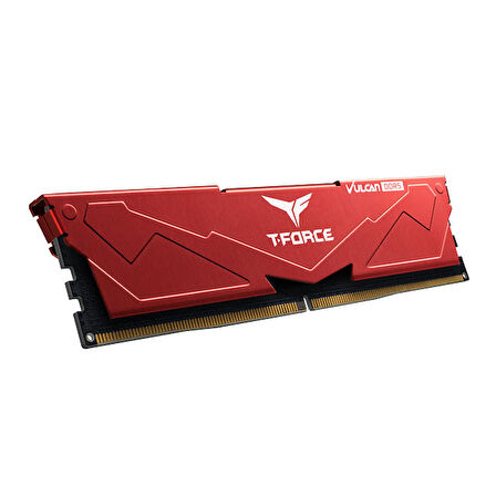 Team T-Force Vulcan Red 32GB(2x16GB) 6400Mhz DDR5 Gaming Ram CL40 (FLRD532G6400HC40BDC01)