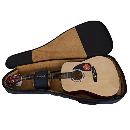 Wagon Case 05 Serisi Akustik Gitar Taşıma Çantası - Mavi
