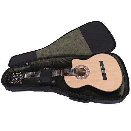 Wagon Case 05 Serisi Klasik Gitar Çantası - Siyah
