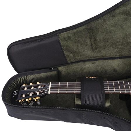 Wagon Case 05 Serisi Klasik Gitar Çantası - Siyah