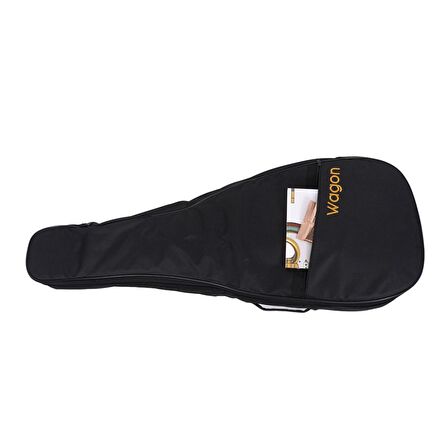 Wagon Case 01 Serisi Siyah Akustik Gitar Taşıma Çantası