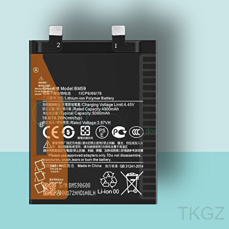 Tkgz - Xiaomi Mİ11T - BM59 - Batarya Pil Orijinal Sıfır