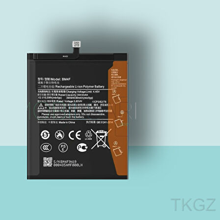 Tkgz - Xiaomi MİA3 - BM4F - Batarya Pil Orijinal Sıfır