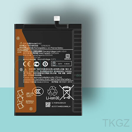 Tkgz - Xiaomi POCO M3 - BN62 - Batarya Pil Orijinal Sıfır