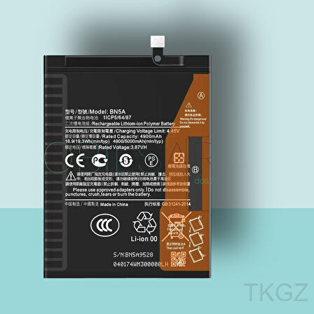 Tkgz - Xiaomi REDMİ 10 2022 - BN5A - Batarya Pil Orijinal Sıfır