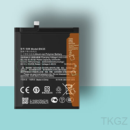 Tkgz - Xiaomi REDMİ 5 - BN35 - Batarya Pil Orijinal Sıfır