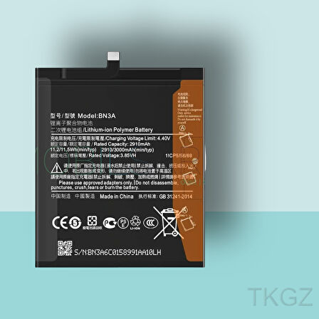 Tkgz - Xiaomi REDMİ GO - BN3A - Batarya Pil Orijinal Sıfır