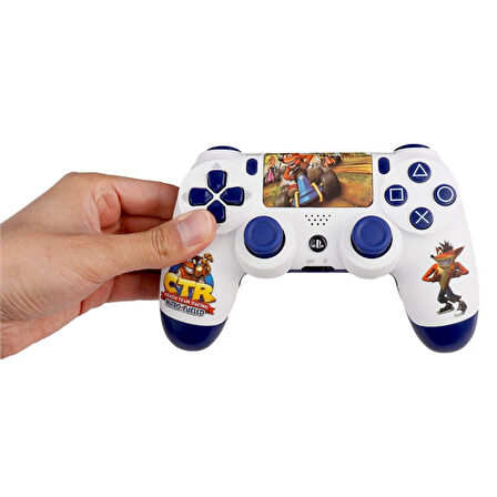 DualShock 4 V2 CTR Crash Team Racıng ZCT2 Kablosuz PS4 Oyun Kolu