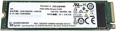 SK Hynix BC901 512GB 2280 M.2 NVMe SSD  