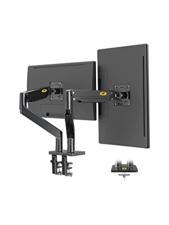 TAYFUN 13-32'' AMORTİSÖRLÜ STAND ÇİFT KOL LCD-LED MONİTÖR TUTUCU STAND ASKI APARATI