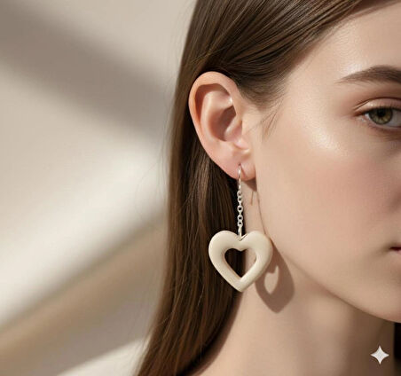 El Yapımı Tasarım Kadın Küpe - Kulağı Ağrıtmayan Çok Hafif ve Renkli Sallantılı Model