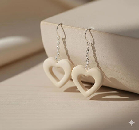 El Yapımı Tasarım Kadın Küpe - Kulağı Ağrıtmayan Çok Hafif ve Renkli Sallantılı Model