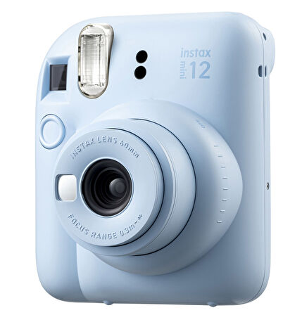 Fujifilm Instax Mini 12 Mavi Fotoğraf Makinesi 20'li Film ve Mini Albüm Seti