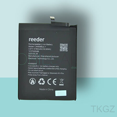 Tkgz - REEDER P13 BLUE PLUS 2022 Batarya Pil Orijinal Sıfır