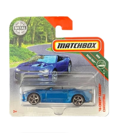 Matchbox - '16 Chevy Camaro Convertible - Mavi (1/64) 2018 Case