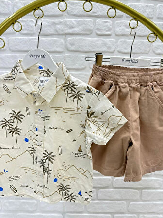 ERKEK BEBEK GÖMLEK LORTLU 2'Lİ TAKIM 