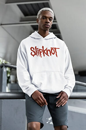 Slipknot We Are Not Your Kind Yazılı Unisex Oversize Rock Metal Hoodie