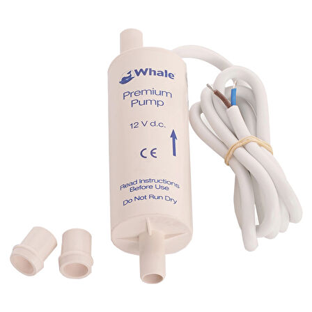 Whale Premium Inlıne 12V 13L/dk 1.0 Bar Hortum Arası Karavan Dalgıç Pompası