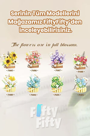 Panlos BOUTIQUE Serisi Mini Çiçek Buketi 529 Parça Oyuncak Yapım Seti -FFP1092