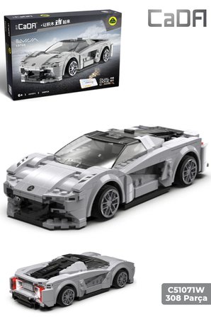 Cada Uzaktan Kumandalı Lotus Evija -C51071W (308 Parça) Oyuncak Yapım Seti Blok Araba  