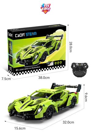 Cada Uzaktan Kumandalı PHANTOM Spor Araba (416 Parça) Oyuncak Yapım Seti Blok Araba FF-C51309W
