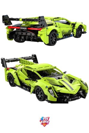 Cada Uzaktan Kumandalı PHANTOM Spor Araba (416 Parça) Oyuncak Yapım Seti Blok Araba FF-C51309W
