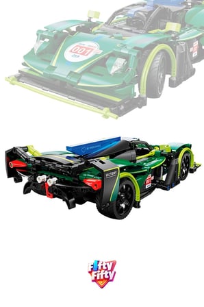 Cada Uzaktan Kumandalı Emerald Spor Araba (388 Parça) Oyuncak Yapım Seti Blok Araba FF-C51308W