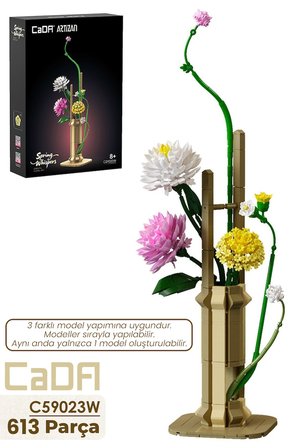 CADA Artizan Spring C59023W Dekoratif ve Koleksiyonluk Çiçek Modeli 613 Parça  FFC59023W 