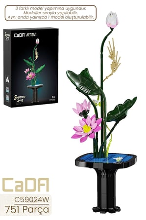 CADA Artizan Summer C59024W Dekoratif ve Koleksiyonluk Çiçek Modeli 751 Parça FFC59024W