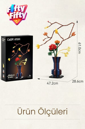 CADA Artizan Autumn C59025W Dekoratif ve Koleksiyonluk Çiçek Modeli 795 Parça FFC59025W 