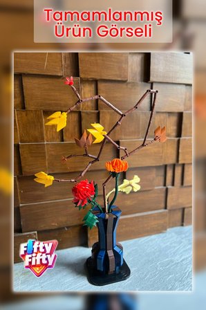 CADA Artizan Autumn C59025W Dekoratif ve Koleksiyonluk Çiçek Modeli 795 Parça FFC59025W 