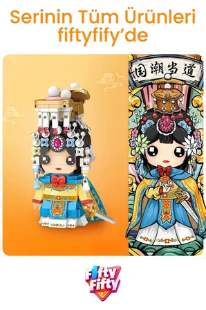 Loz Micro Anime Serisi 1550 Modeli 370 Parça Dekoratif Oyuncak Yapım Seti Yapı Blok