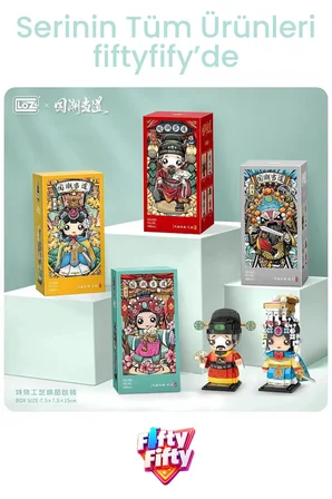 Loz Micro Anime Serisi 1550 Modeli 370 Parça Dekoratif Oyuncak Yapım Seti Yapı Blok