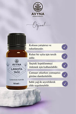 Reyo Avyna Lavanta Uçucu Yağı 10 ml %100 Saf ve Doğal