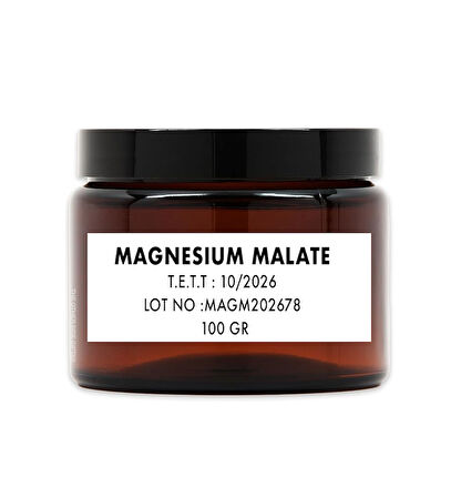 Magnezyum Malat Saf Hammadde 100 gr