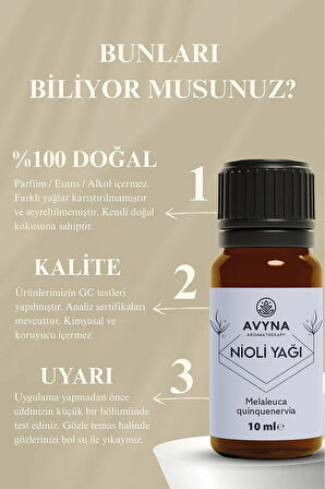 Reyo Avyna Nioli Uçucu Yağı 10 ml %100 Saf ve Doğal