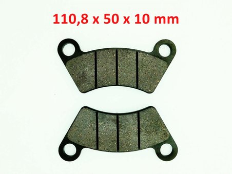 7ATV1019-20-AU MONDİAL AU200 ARORA ARKA FREN DİSK BALATASI 10 MM FA482
