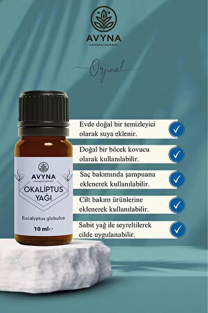 Reyo Avyna Okaliptus Uçucu Yağı 10 ml %100 Saf ve Doğal