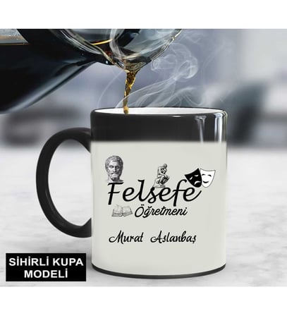 Felsefe Öğretmenine Kupa Bardağı Sihirli