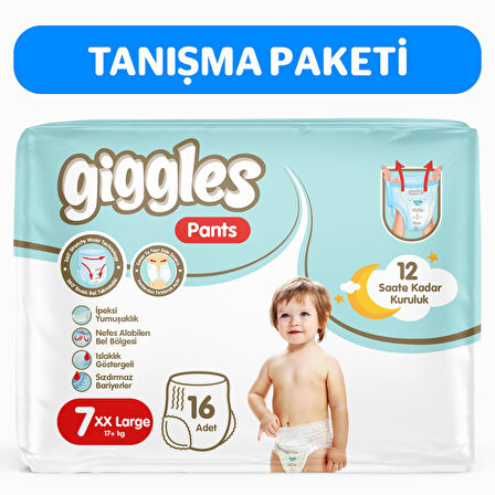 Giggles 7 Numara XX Large 16'lı Külot Bez