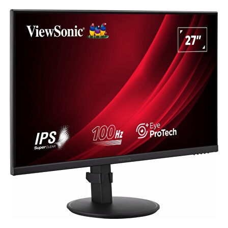 ViewSonic VG2708A-MHD 27" 100Hz 5Ms VGA+HDMI+DP FullHD IPS Pivot Vesa Monitör