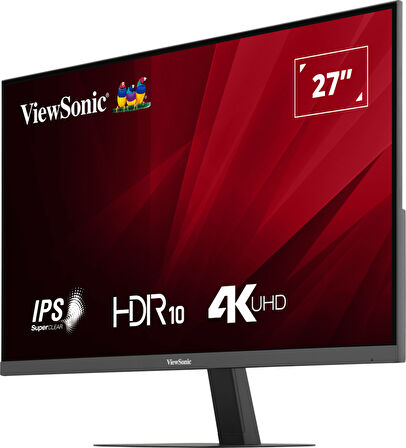 ViewSonic VA2708-­4K-­HD 27" 4ms UHD 60Hz IPS Monitörü