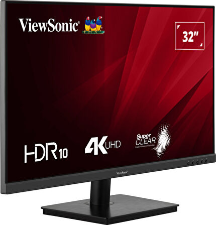 ViewSonic 32” VA3208-4K-HD 4Ms 60Hz UHD VA Panel 4K Monitor