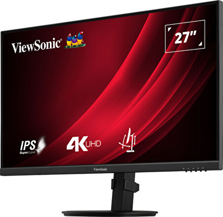 ViewSonic VG2708-­4K 27" 4ms UHD 60Hz Pivot IPS Monitörü