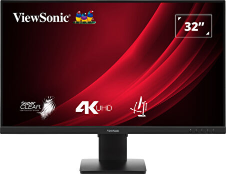 ViewSonic 32” VG3208-4K-HD 4Ms 60Hz UHD VA Panel 4K Yükseklik Ayarlı Monitor