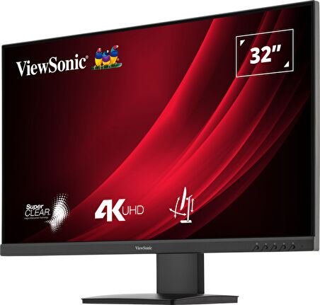 ViewSonic 32” VG3208-4K-HD 4Ms 60Hz UHD VA Panel 4K Yükseklik Ayarlı Monitor