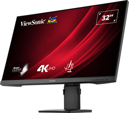 ViewSonic 32” VG3208-4K-HD 4Ms 60Hz UHD VA Panel 4K Yükseklik Ayarlı Monitor